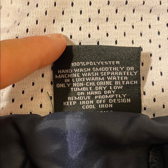 Notre Dame 1/4 Zip Navy Blue & Tan Jacket Windbreaker NWT - Picture 4 of 10